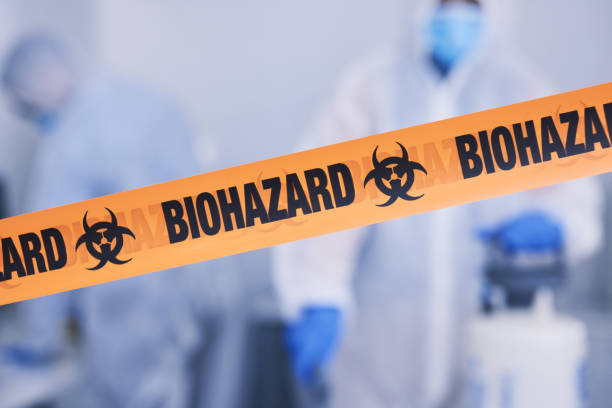 Professional Blood Cleanup technician working in Bridgeport, MI